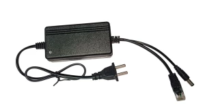 AV500 Ethernet Powerline Adapter for CCTV Camera Use with DC12V Output