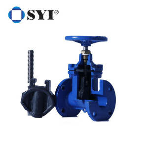 DIN3352 F4 PN16 Resilient Seated Double Flanged End Resilient Seat Gate Valve