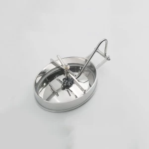 Sanitary stainless steel oval tank manway food grade manhole cover