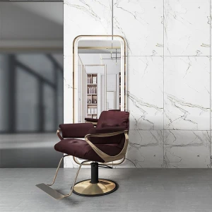 Wholesale good looking salon furniture barber chair and mordern mirror for sale