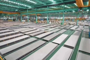 Stainless steel plate warehouse