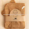 70% bamboo 30% cotton baby hooded towel