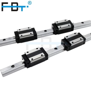 FBT High Quality Linear Motion Guide / Linear Guideway with BLH-N Narrow Carriage Block