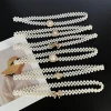 Women's Korean Pearl belt with skirt assorted vintage embellishments fine waist chain sweater blouse accessories