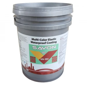 Water Based 951 Color Elastic Waterproof Coating Acrylic Polymer Cement latex Paint for Roof
