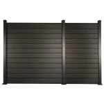 Outdoor WPC Fluted Waterproof WPC Wall Clad Outdoor Decorative Wall Cladding Panel Wall Exterior Cladding
