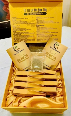 Premium Ngoc Linh Ginseng Filter Tea Bags (1g Each)