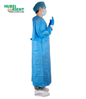 High Protection AAMI PB70 Level-3 SMS Surgical Gown
