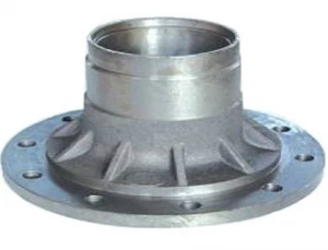 Sand casting end cover for pump