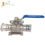 Top Class Stainless Steel Ball Valves with Press End