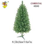 Oncor Christal 4ft (120cm) Balsam Fir Hook Tree