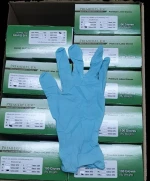 nitrile examination gloves