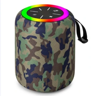 KW-135FNew hot LED Bluetooth speakers with Multi-Color Lights, Stereo Speakers and TWS Pairing support TF/FM Radio