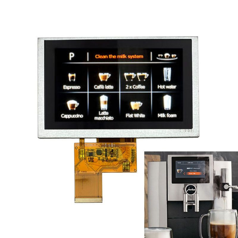 Buy 5 Inch Tft Lcd Display 800*480 With 300 Brightness from Sino ...
