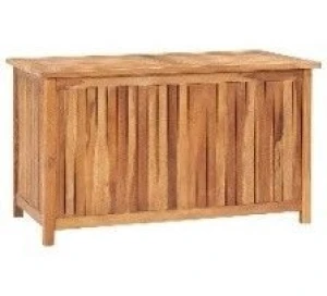 vidaXL Storage Box Warm brown Solid teak wood 35.4 x 19.7 x 22.8 in