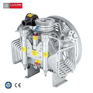 LUXON-E Block high pressure breathing air compressor pump head