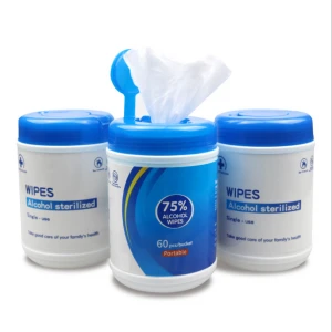 75% Alcohol wipes CE FDA disinfectant wet wipes