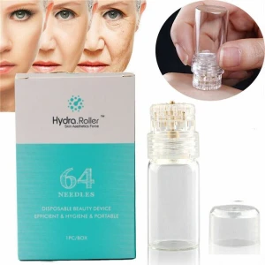 Hydra Roller 64 All in One Hyaluronic Acid Serum Microneedle 64 Pins Derma Roller Face Serum Skin Care