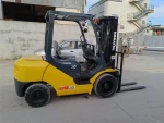 Japan used forklift komatsu 3ton with 3 stages