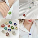 Pearl Rhinestone Buttons