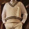 Mens Clothing Jumper Cricket Sweater Cashmere wool