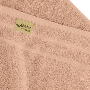 Branded 100% Cotton Satize Branded Brown Color Hand Towels 50x100 cm