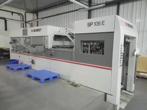 BOBST SP1060-E .Year2020. Automatic die-cutting machine .with stripping unit
