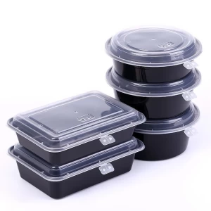 Disposable Lunch Plastic Boxes, Plastic Bowls, Plastic Trays For Sale