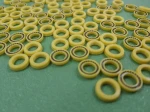 Yellow UHMW-PE Spring Energized Seals for Vermes Dispensing Valve