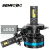 Dual Copper Pipes LED Headlight Bulbs 10000LM 6000K for H4 H13 9004 9007 H7 9005