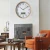 Import 10 inch Wood Wall Clock With Digital Readout for Month, Date, Day and Room Temperature from China