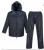 Import 100% Polyester/PVC Rainsuit or Rain Gear with Hidden Hood from China