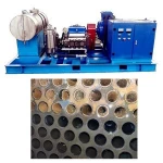 10000PSI Pressure Water Jetting Heat Exchanger Blocked Tube Bundle Cleaning Equipment
