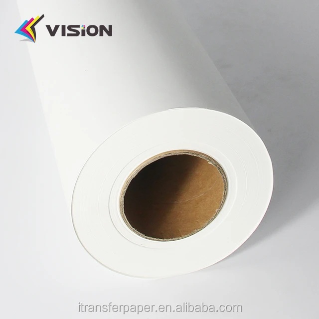 100gsm Quickly dry 44" anti-curl dye sublimation paper for sublimation printing