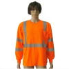 100%Polyester Reflective Security Hi Vis Safety long sleeve Shirt