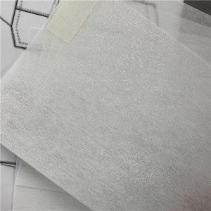 1050HF Wholesale Knitted Polyester Paper Double-Dot Non-woven Cloth Fusible Interlining