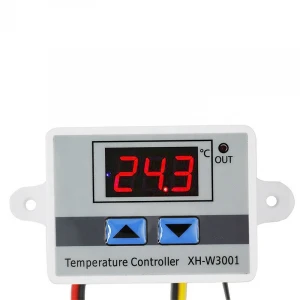 10A 220VAC Digital LED Temperature Controller XH-W3001 For Incubator Cooling Heating Switch Thermostat with NTC Sensor
