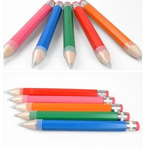10PCS 35cm Colorful Thick Wooden Pencil for Gifts