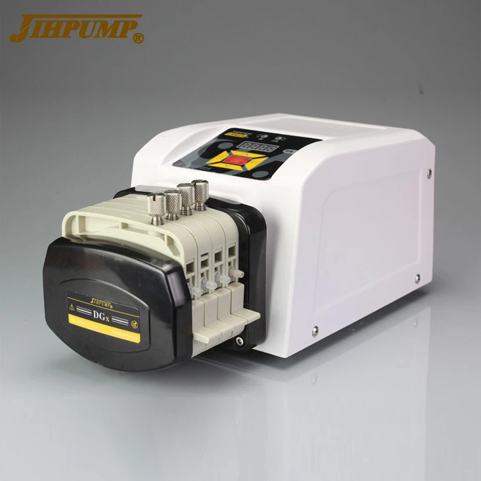 110V 220V AC Intelligent Single or Double Head Liquid Filling Machine Dosing Dispensing Lab Digital Peristaltic Pump BT-300EA