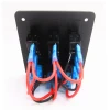 12-24V  3 Gang 3PIN ON-OFF Single lamp Overload protector Switch panel