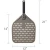 Import 12 inch aluminum metal pizza shovel perforated pizza peel metal professional short handle with metal handle from China