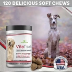 120 Dog Multivitamin Chews nature orhanic pet treats in stock cbd hemp chews