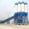 120m3 automatic concrete batching plant with cement silo