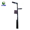 120w led smart street lamp pole with smart street zigbee controller