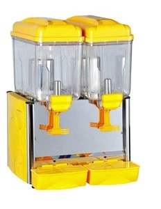 12*3L refrigerated juice dispenser juice bar equipment