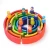 Import 12PCS Early Educational Shape Color Matching Game Big Grimms Rainbow Building Blocks from China