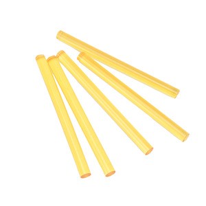 12pcs/lot Hot Melt Hair Glue Sticks (10cm Black&amp;yellow), Good Quality Keratin Glue Sticks for Hair Extensions