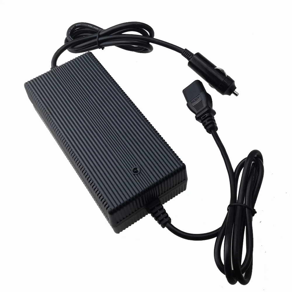 12V dc input power adapter output 54.6V 2A car vehicle battery charger