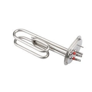 1500W 220V 63mm Stainless Steel Electric Water Boiler Heating Element with M5/M6 Nuts Electric Water Heater Parts