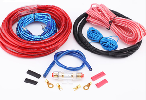 1500w Car Amplifier Wiring Kit Audio Subwoofer AMP RCA Power Cable AGU FUSE Set